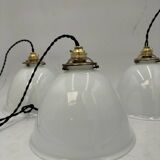 Opaline pendant lights