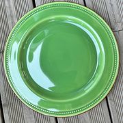Grande assiette ou plar de présentation céramique verte