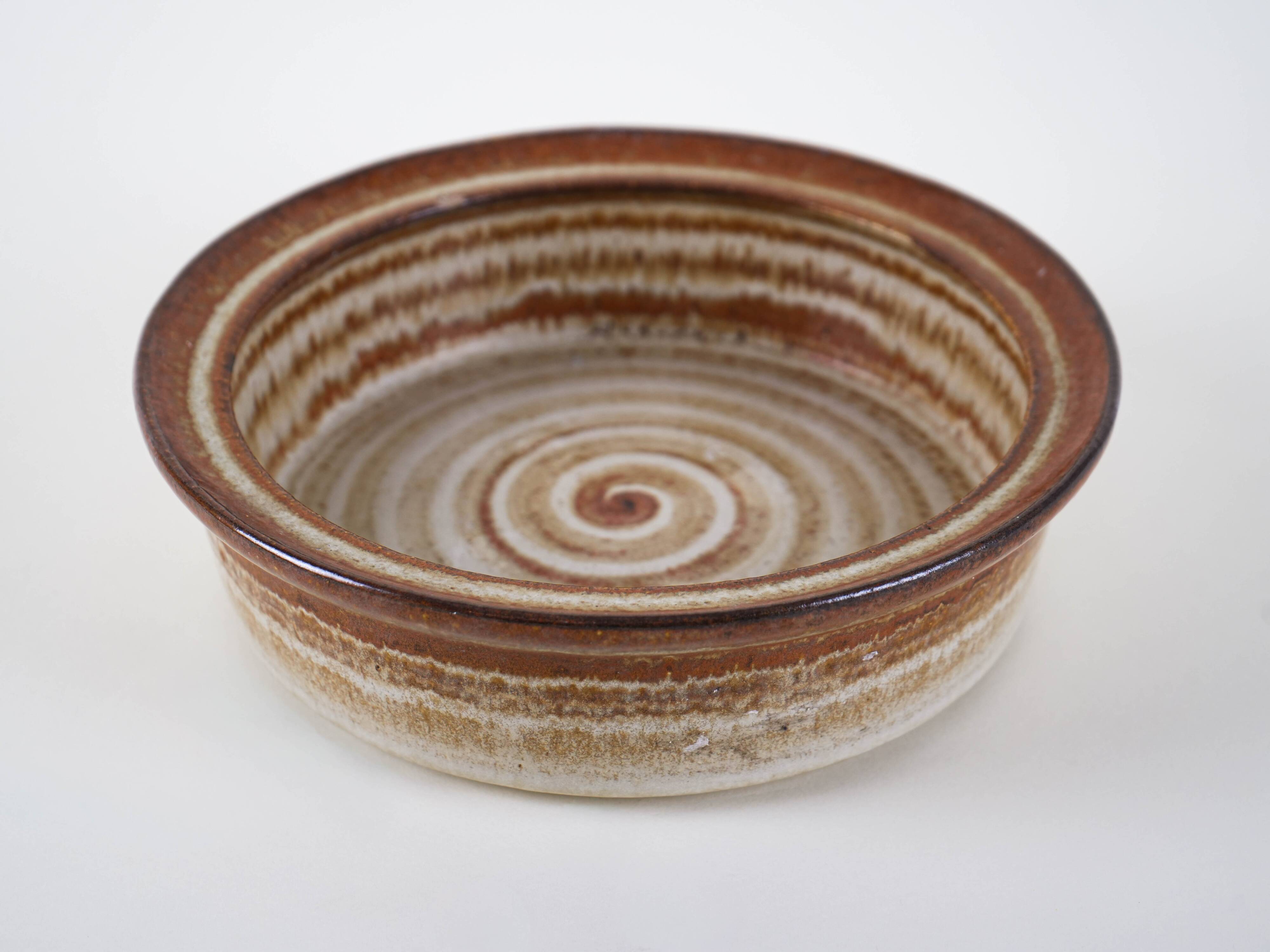Ceramic bowl, Danish design, 1970s, manufactured by Søholm