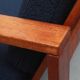 Two-seater teak canapé from the 1960s, Hans Wegner for Getama.