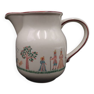 Villeroy & Boch milk jug creamer pitcher American sampler model 1983