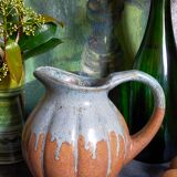 Pitcher in glazed stoneware Art-Nouveau early twentieth century