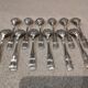 12 cuillères à moka métal argenté orfèvre Ercuis Valencay 10cm
