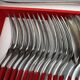 Art Deco silver metal cutlery set