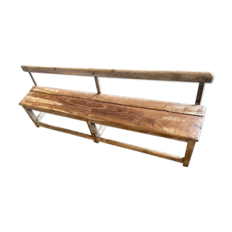 0ude wooden (children's 0 gym bench with handrail