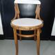 Curved wooden children's chair