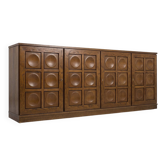Vintage brutalist sideboard 1970s Gerhard Bartels