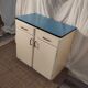 Mado furniture in blue formica two doors