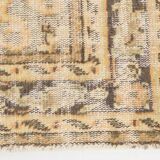 6x9 Peach Yellow Soft Pastel Turkish Vintage Rug, 185x276Cm SK 5250
