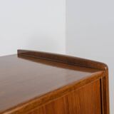 Buffet haut en teck de style moderne du milieu du siècle, fabriqué par Farso Mobelfabrik, Danemark.