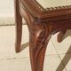 Antique Louis XV style chair in walnut