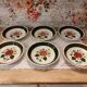 Set of 6 hollow plates Villeroy and Boch model Bauernblume