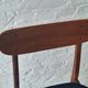 Pair of solid teak dining chairs, Denmark 1960s