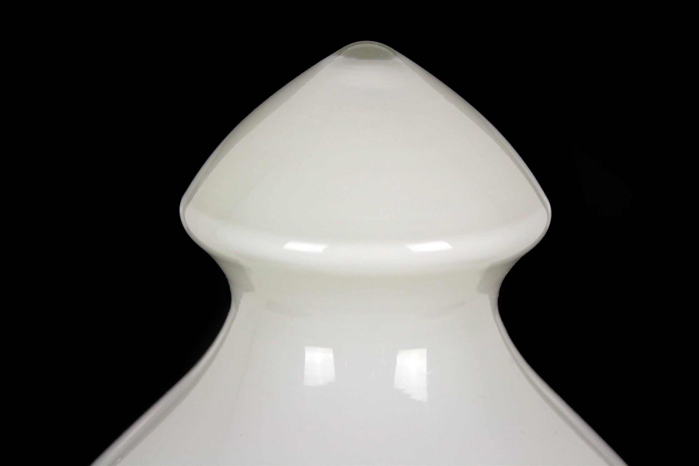 Glass Bishop Chess Table Lamp by Ivan Jakeš for Osvětlovací Sklo Valašské Meziříčí, 1970s