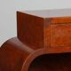 Paire de chevets en bois loupe des années 1930