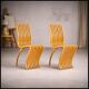Schizzo chairs in beech and chrome by Ron Arad for Vitra, Germany, 1980s, set of 2