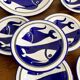 Mediterranean service, large dish and 6 soup plates