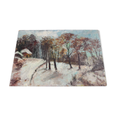 Snow painting