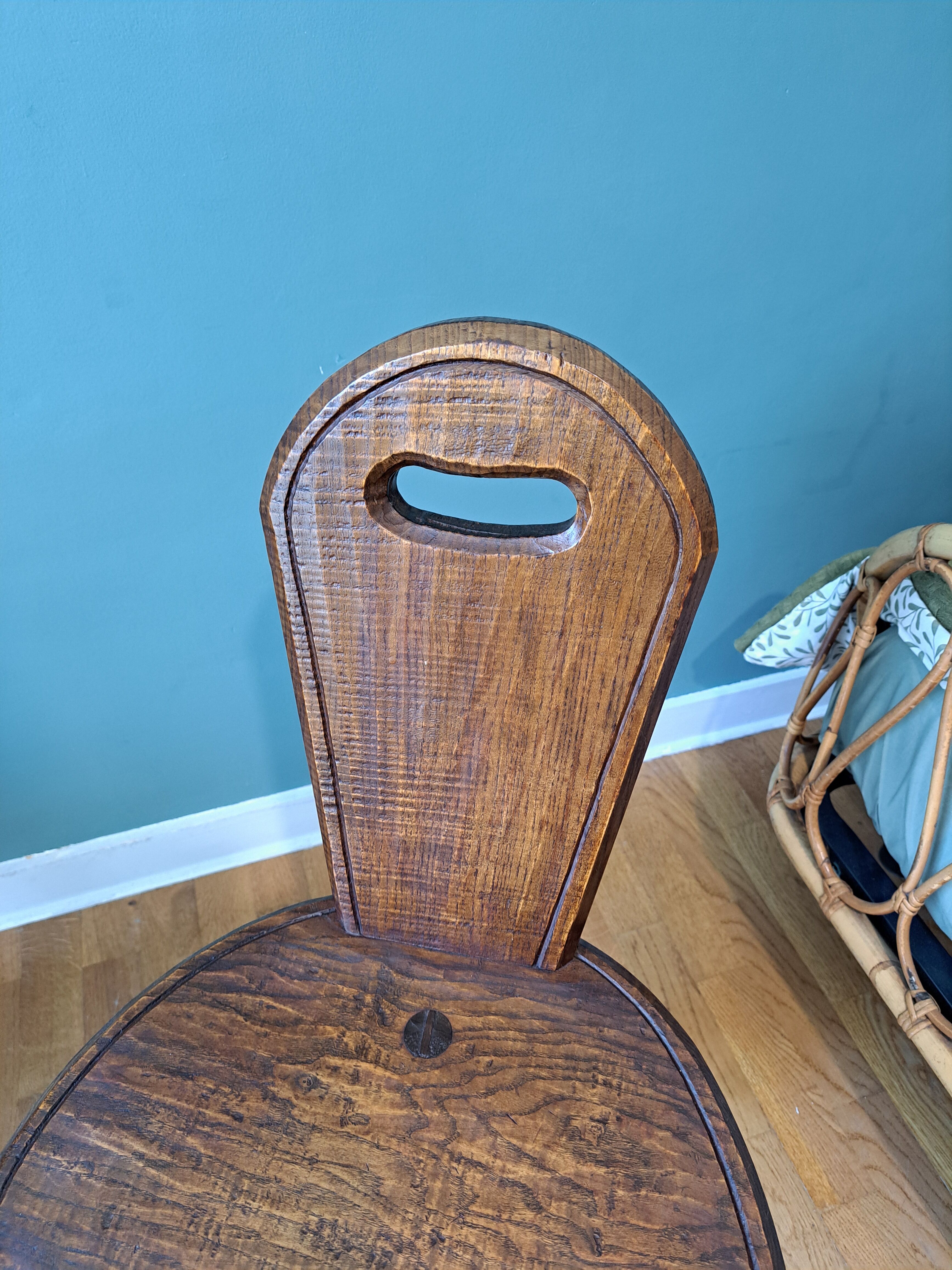 Brutalist pair of stools