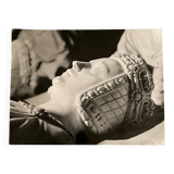 Bernard Darot silver gelatin photograph, 20th century, tomb of Francis II, face of Anne