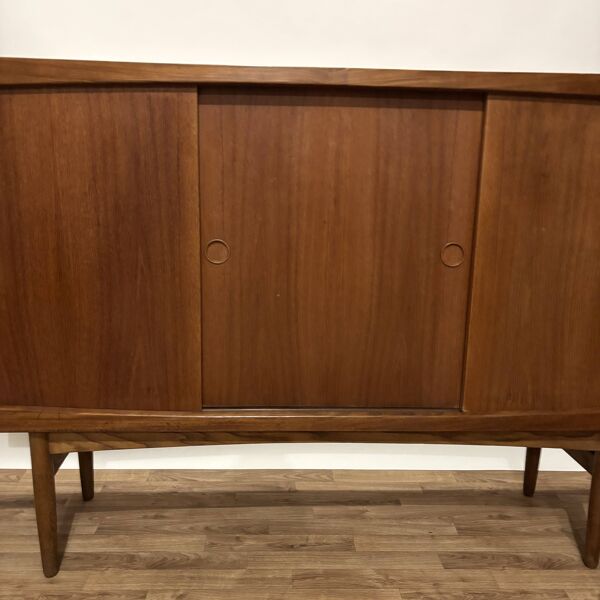 Enfilade haute danoise années 60 en teck