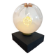 Vintage Mazzega table lamp made of Murano glass from the 1970s.