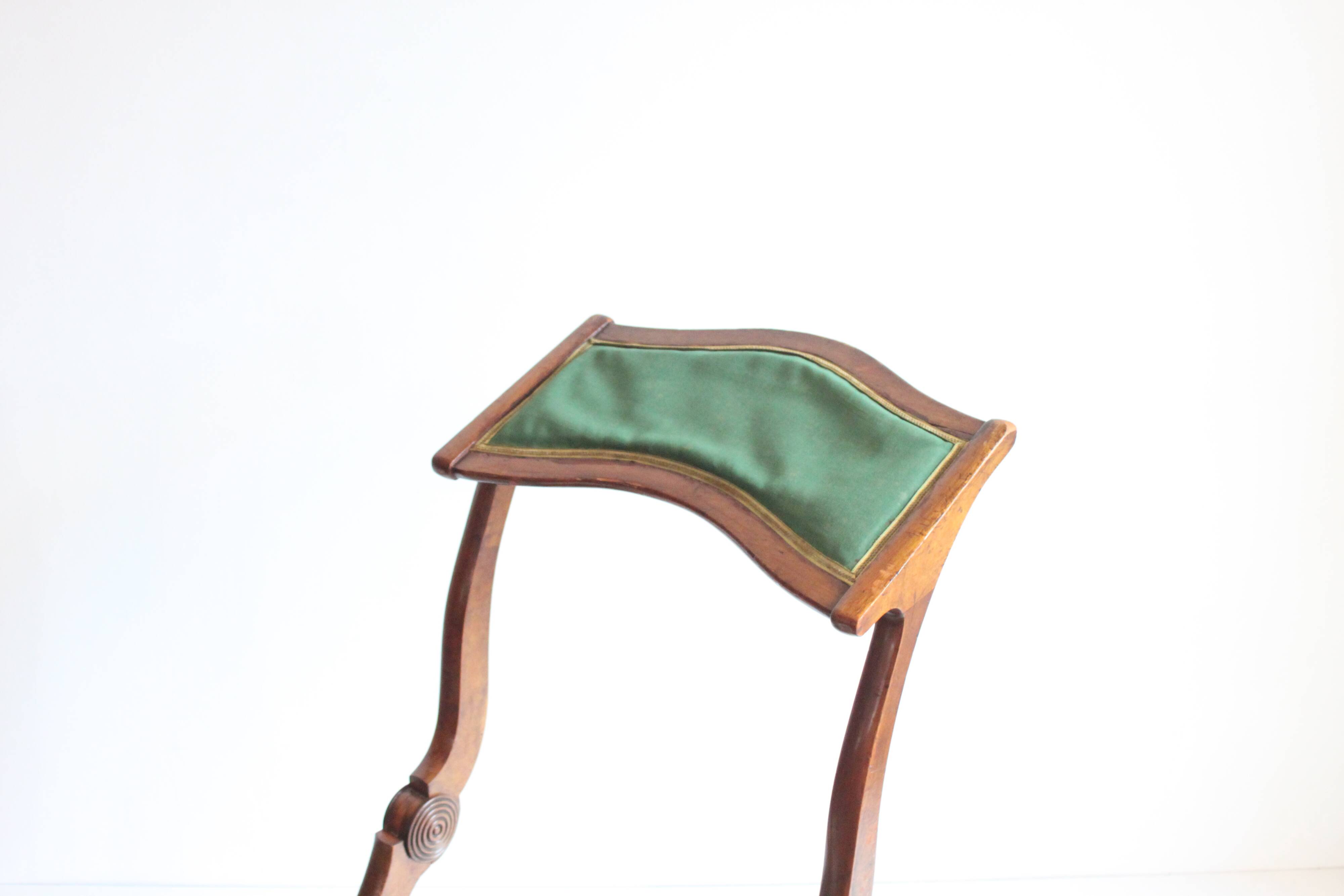 Victorian transforming Prayer Stool and Chair Prie Dieu