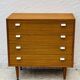 Commode vintage en teck 4 tiroirs années 60 style G-Plan