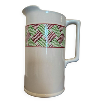 Old Digoin Panama ceramic pitcher