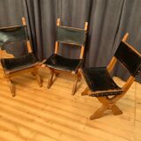 Set of three Bram Sprij chairs, the Netherlands, 1960s