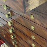Antique mahogany architect's furniture from the end of the 19th century