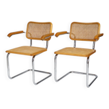 Pair of chairs Marcel Breuer B64 Cesca