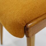 1960s Antonin Suman Oak Chair, Set of Three