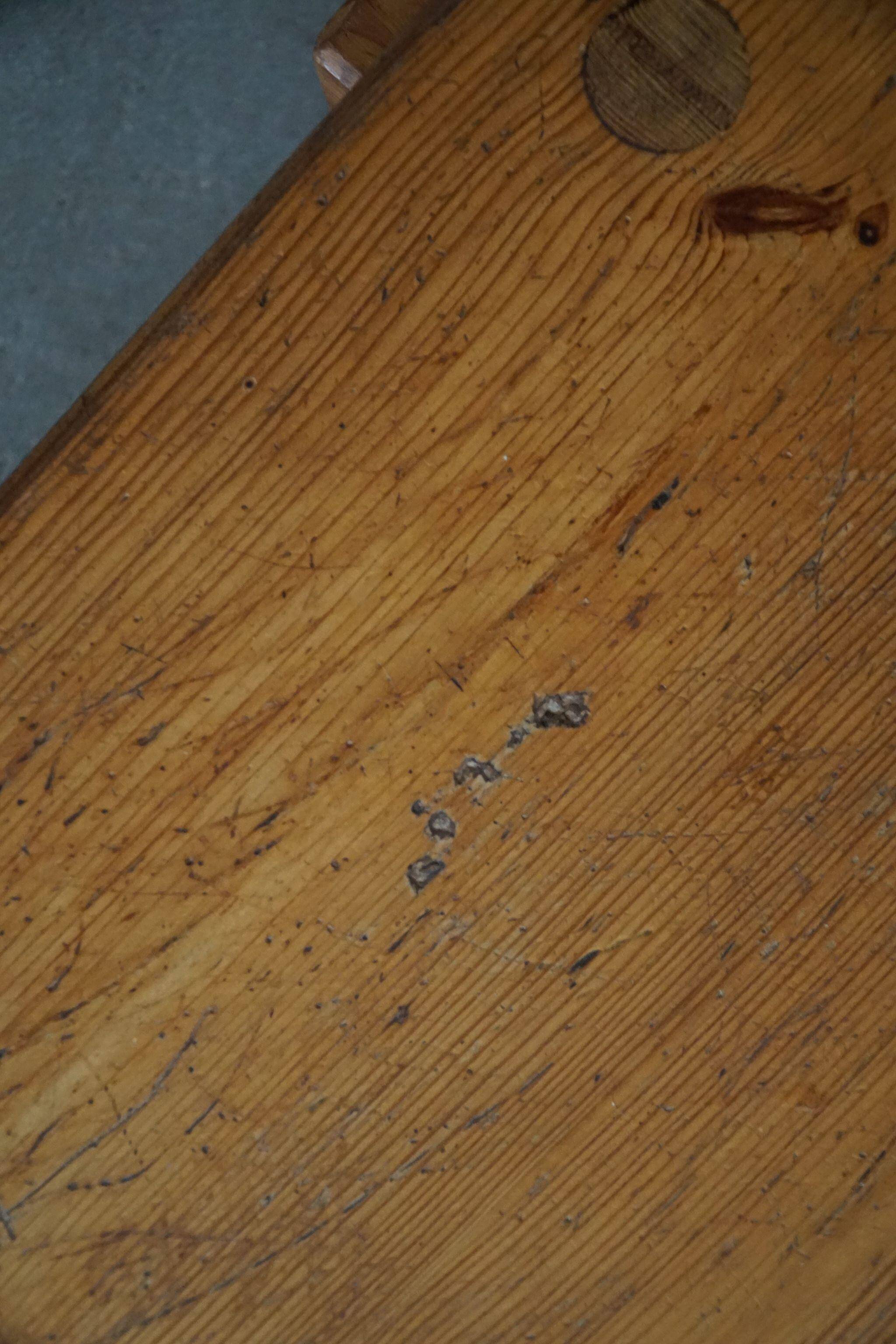 Rectangular pine coffee table from the mid-century by Roland Wilhelmsson, Ågasta, 1969.