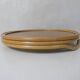 plateau rond en rotin et nacre