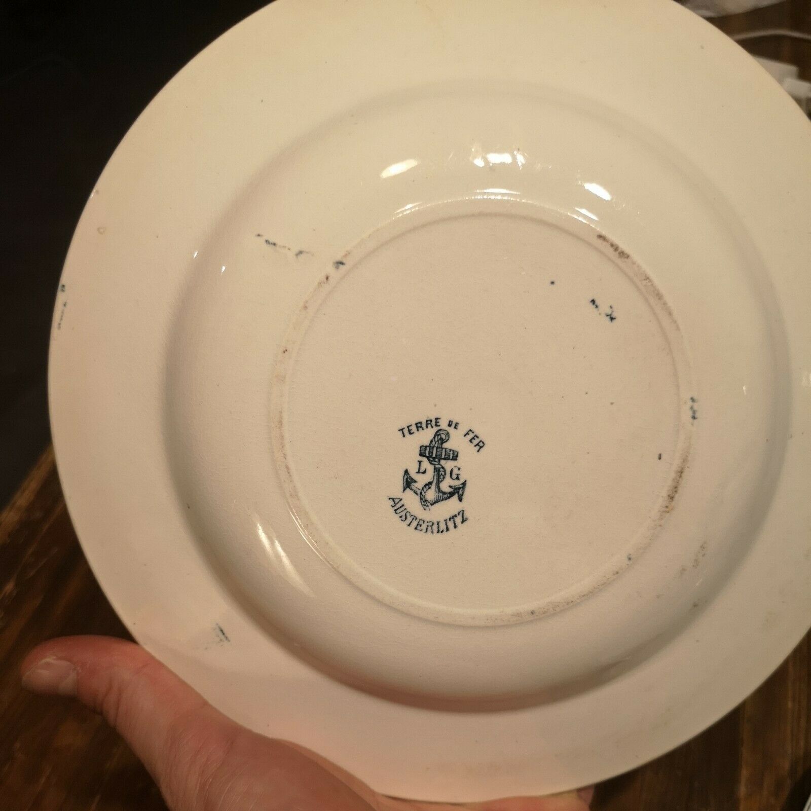 Series of 4 plates earth of iron LG Austerlitz