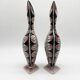 Pair of "zoomorphic" vases – ceramic, Italy, 1960s