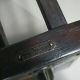 American office chair. Adjustable height 45 / 56 cm. Marked Rüegg Naegeli (Swiss)