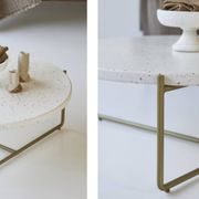 Anatole Coffee table in terrazzo and confetti metal by the brand Tikamoon.