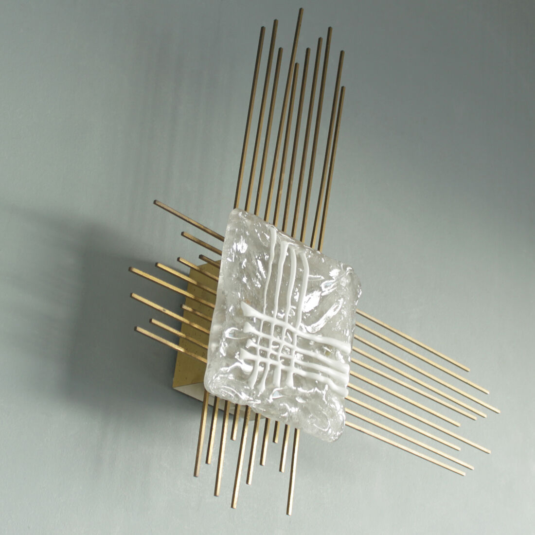 Sculptural Wall Light by Angelo Brotto for Esperia Italy, 60s