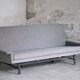 Convertible fabric sofa by Jean René Caillette edition Steiner 1961