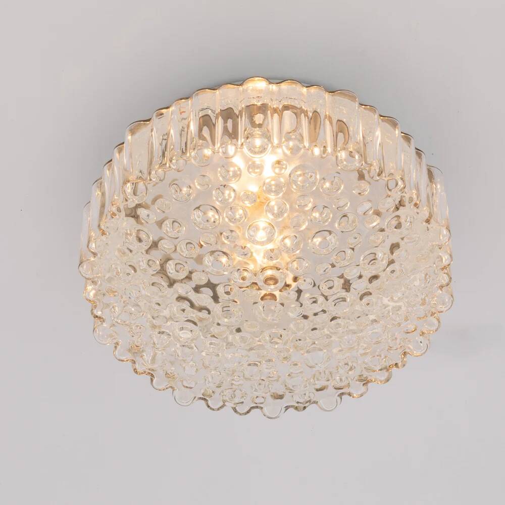 Plafonnier en verre bulle Staff Leuchten