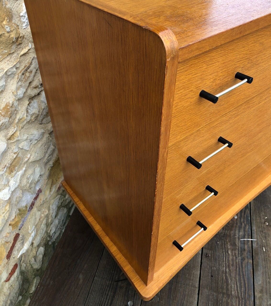 Commodity has 4 scandinavian style drawers, 60s