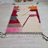 Handmade wool Berber rug 150 x 100 CM