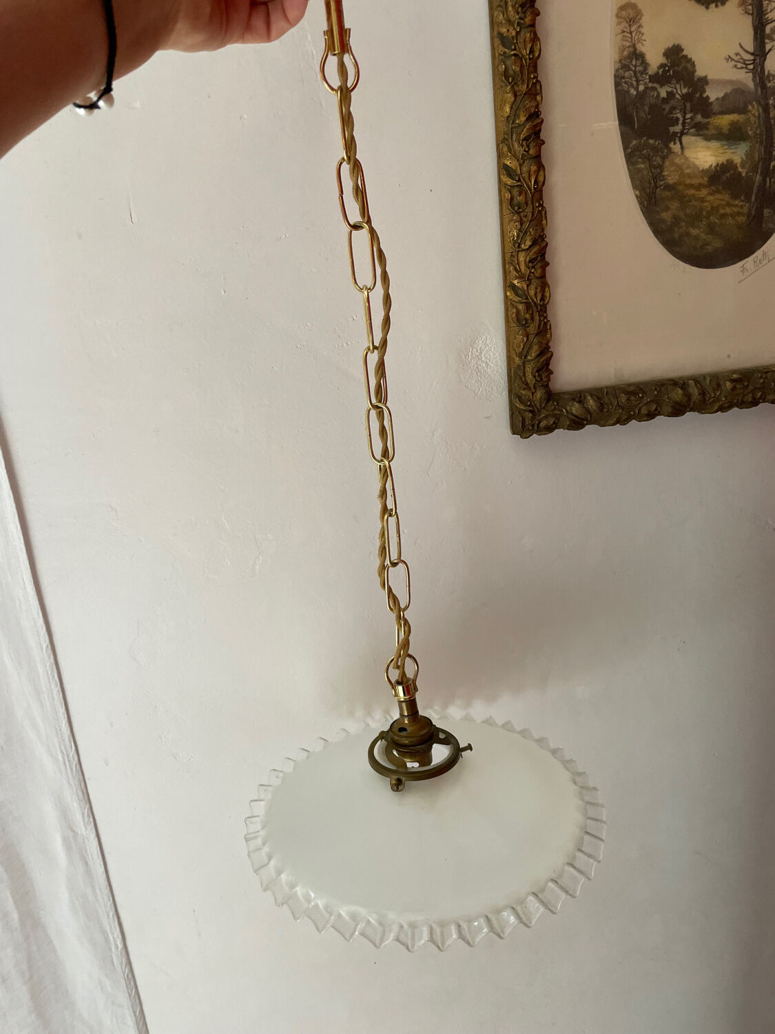 Suspension opaline