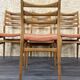 4x 60s 70s dining chair dining chair mid century Danish modern design