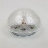 Ceiling light bubble glass and chrome
