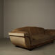 Art Deco three-seat sofa in original velvet, Belgium circa 1930