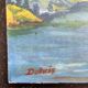 Mountain landscape, 20th century, signed, oil on wood, 23x18cm, without frame