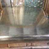 Silver-plated metal serving tray